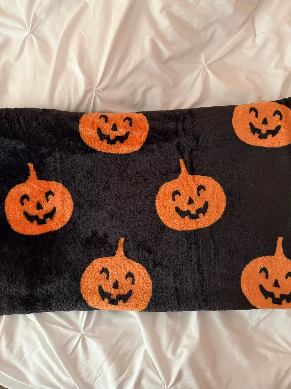 Target Pumpkin Halloween Throw Blanket